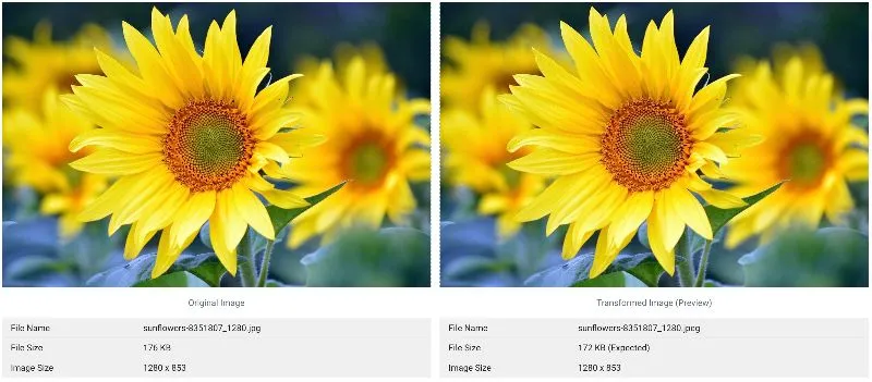 image converter - realtime image preview